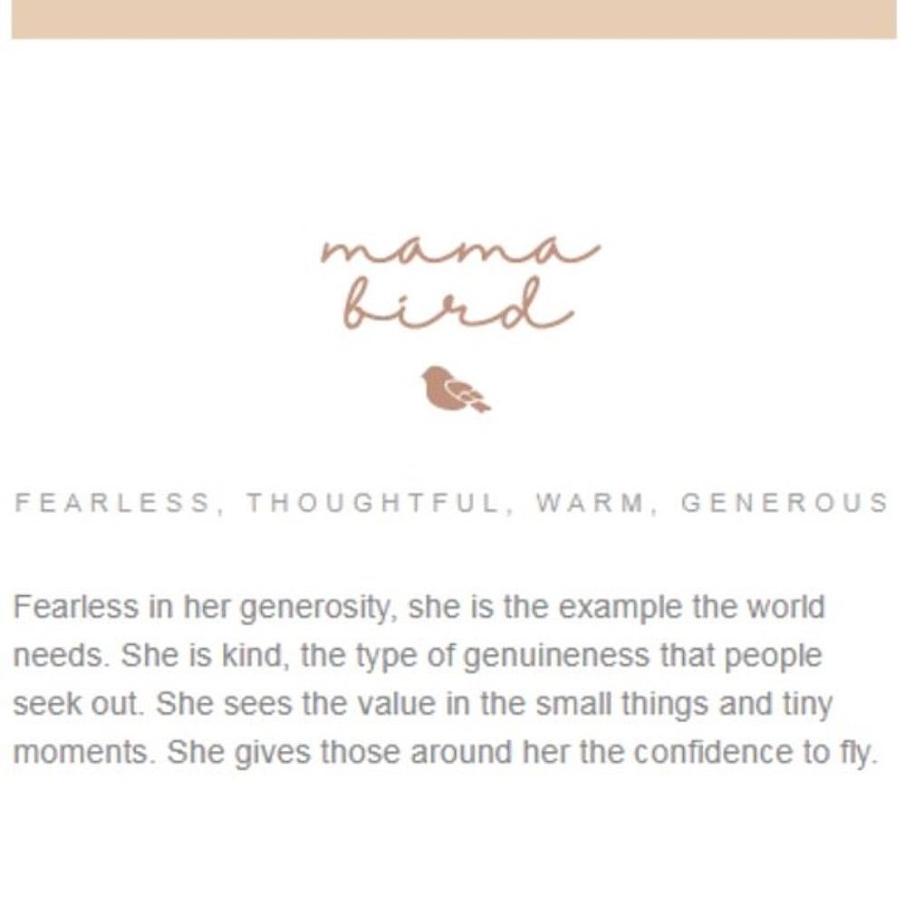 “Motherly Love” Mama Bird Layer Charm Necklace - Picture 7 of 12